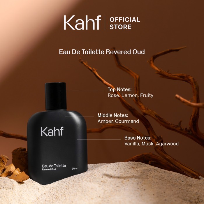 Kahf Revered Oud Eau De Toilette 35 ml - Parfum Pria Wangi Tahan Lama - 2