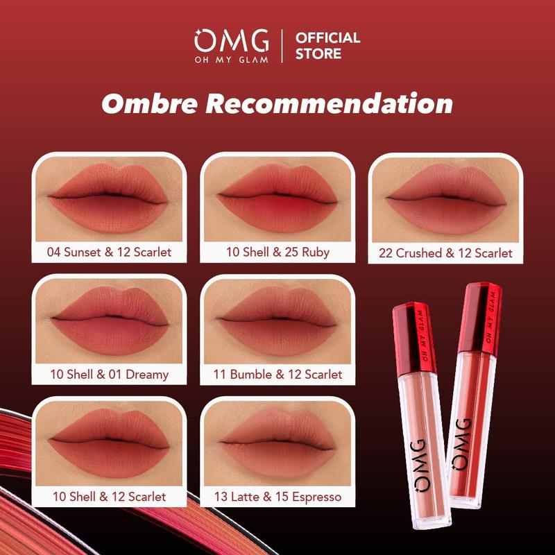OMG OH MY GLAM Mattelast Lip Cream 2.9 g - 2