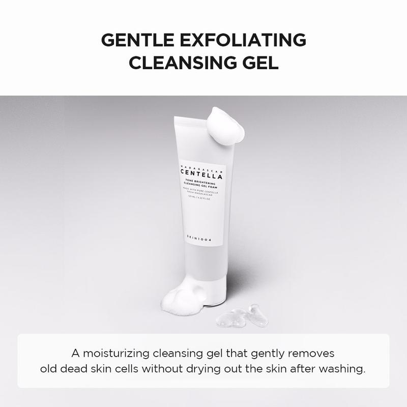 SKIN1004 Madagascar Centella Tone Brightening Cleansing Gel Foam 125ml Mencerahkan Berminyak Pencerah Perawatan Wajah Pembersihan Kotoran - 2