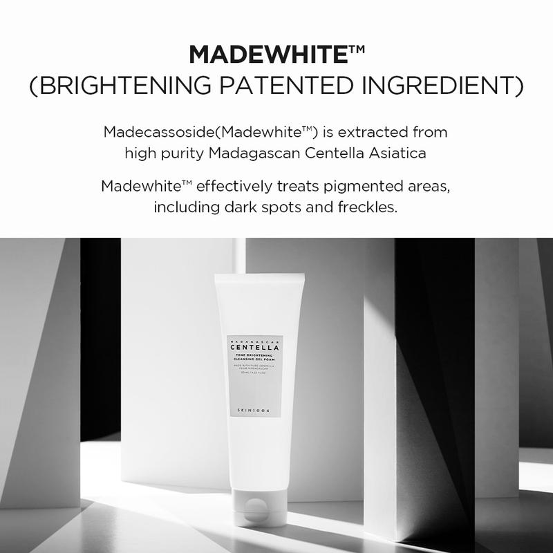 SKIN1004 Madagascar Centella Tone Brightening Cleansing Gel Foam 125ml Mencerahkan Berminyak Pencerah Perawatan Wajah Pembersihan Kotoran - 3
