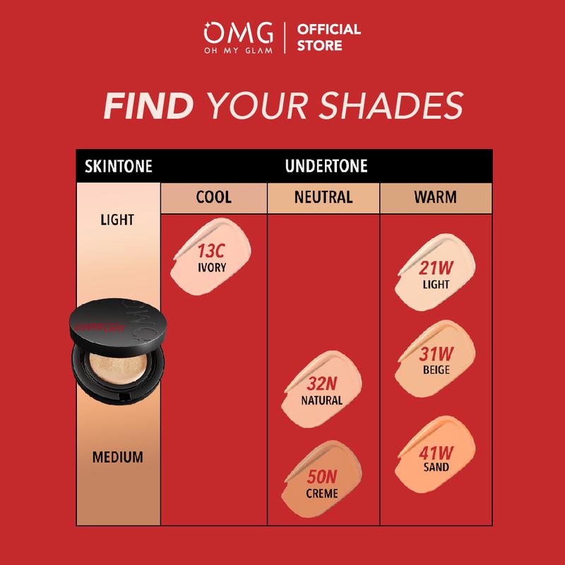 OMG Oh My Glam Coverlast Cushion 15 g - 3