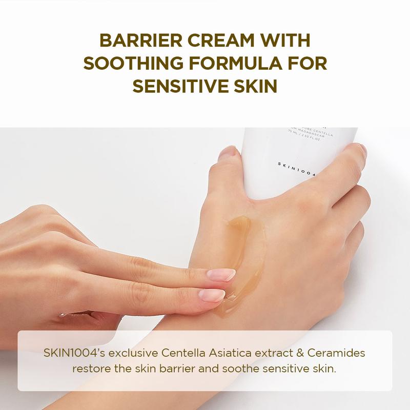 SKIN1004 Madagascar Centella Soothing Cream 75ml Tranexamic Ceramide Perawatan Pelembab Berminyak Berjerawat Memperkuat skinbarier - 3
