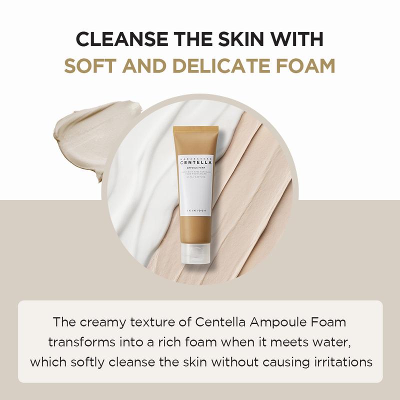 SKIN1004 [Centella Duo Cleanser Set] Cleansing Oil 200ml+Ampoule Foam 125ml (GET FREE GIFT HADIAH TERBATAS) - 4