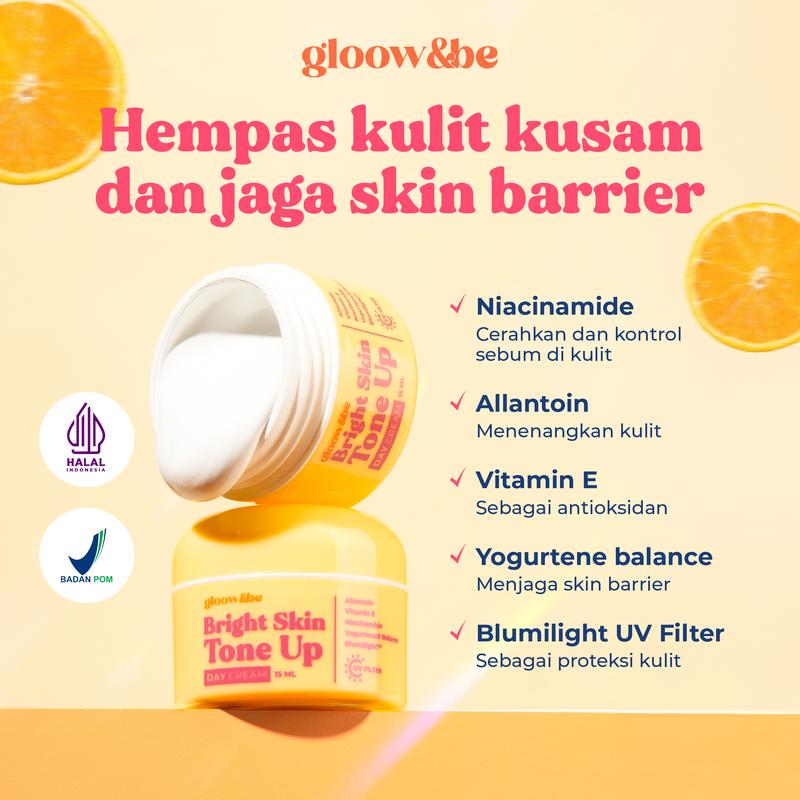 [PRE-ORDER] Gloow&be Bright Skin Tone-Up Day Cream - 2
