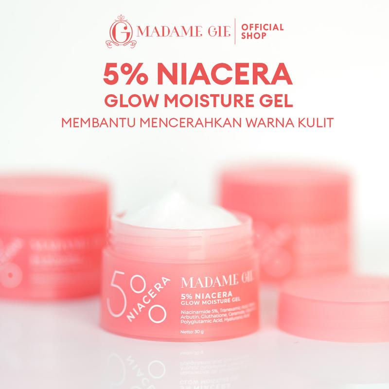 [DOKTIF APPROVED] [BUY 1 GET FREE GIFT] Madame Gie 5% Niacera Glow Moisture Gel - 3