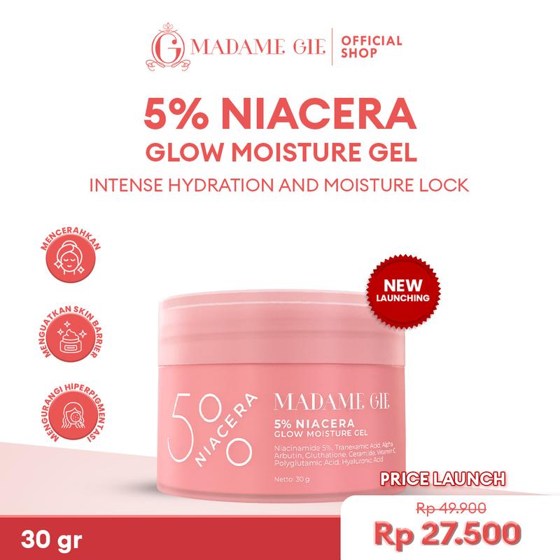 [DOKTIF APPROVED] [BUY 1 GET FREE GIFT] Madame Gie 5% Niacera Glow Moisture Gel - 1