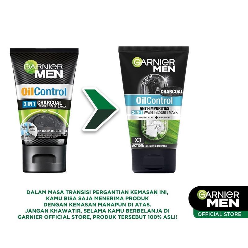 Garnier Men ISI 2 Facial Foam 100ml (Acno Fight & Turbo Light) Twinpack - 2