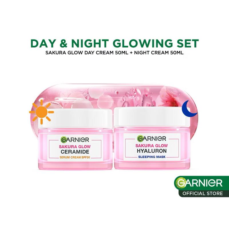Garnier Day x Night Cream (Sakura Glow & bright Complete) - 4