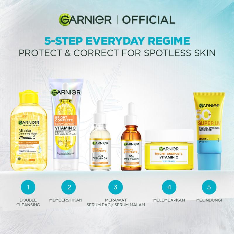 [FREE MOIST JAR] GARNIER SUPER UV COOLING WATERGEL SUNSCREEN SPF 50+ PA++++ 30ml - 2