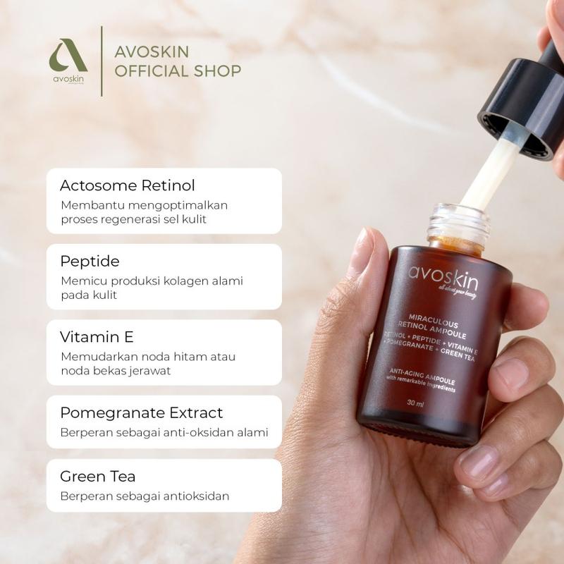 Paket Skincare-Avoskin Miraculous Retinol Series - 3