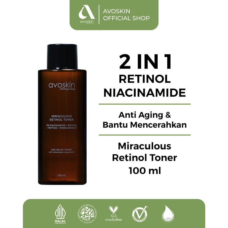 Paket Skincare-Avoskin Miraculous Retinol Series - 4