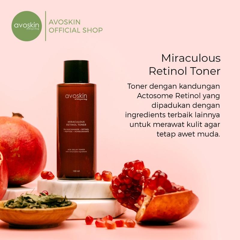 Paket Skincare-Avoskin Miraculous Retinol Series - 5