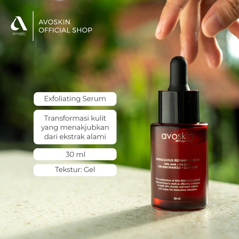 Paket Skincare Eksfoliasi-Avoskin Miraculous Refining Series - 4