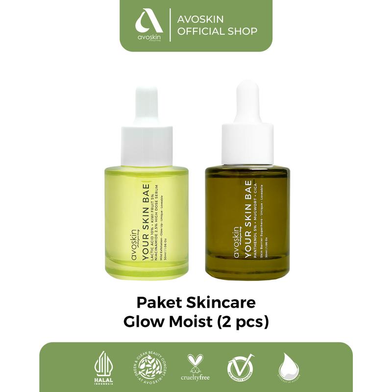 [TC] Paket Skincare Glow Complete (2 pcs) - Serum Lactic Acid + Serum Hydrating (Product NFS by Claim) - 2