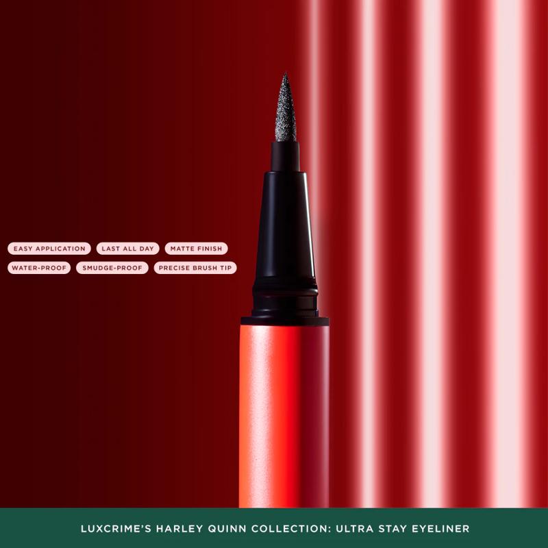 Luxcrime Harley Quinn Ultra Stay Eyeliner - Midnight - 2