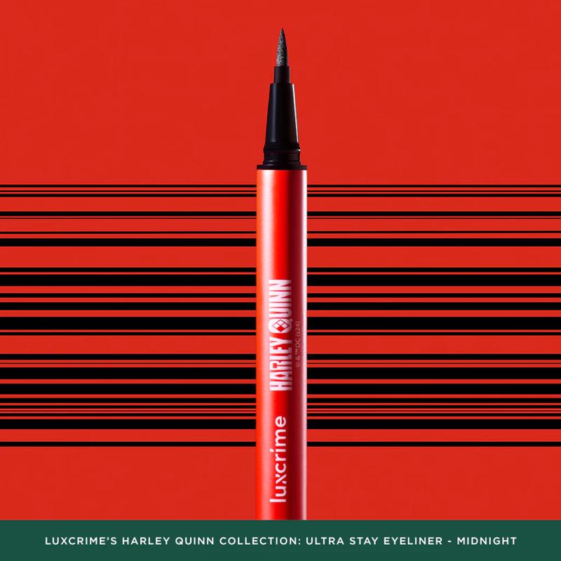 Luxcrime Harley Quinn Ultra Stay Eyeliner - Midnight - 3