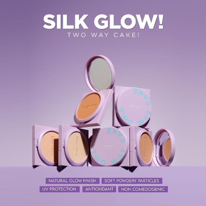[Best of Complexion] Silk Glow Blur & Cover Two Way Cake + Perfecting Cover Cushion Healthy Glow - 3