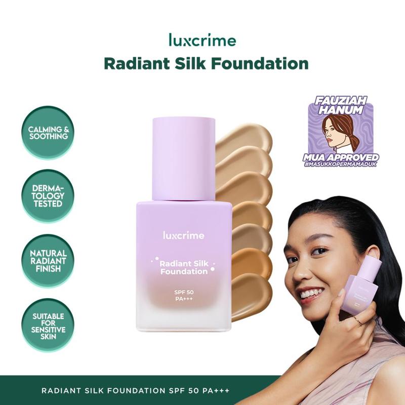 [COMPLEXION SET] Radiant Silk Foundation + Instant Cover Hydralight Concealer - 2