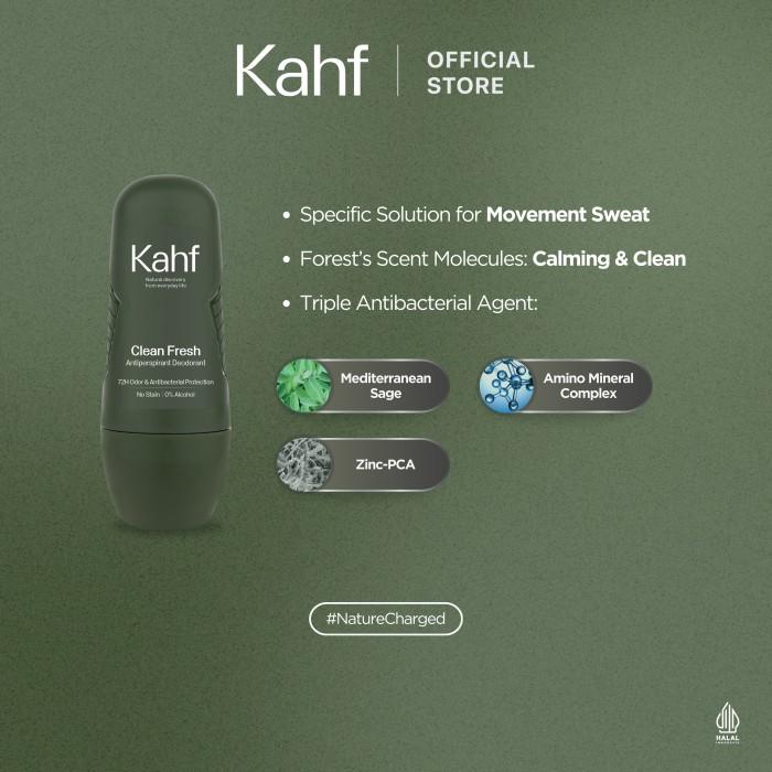 Kahf Deodorant Roll On Antiperspirant 45 ml - Deodoran Pria - Suitable for Daily Use - 3