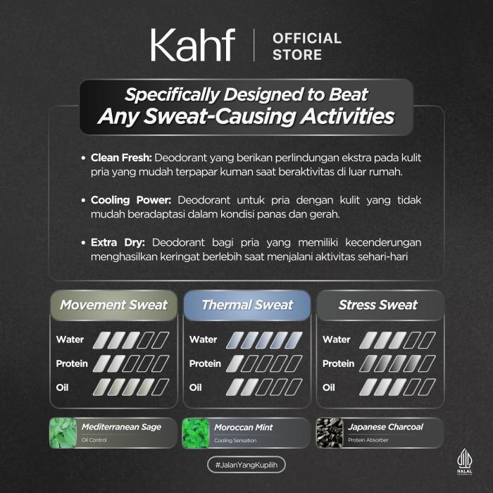 Kahf Deodorant Roll On Antiperspirant 45 ml - Deodoran Pria - Suitable for Daily Use - 5