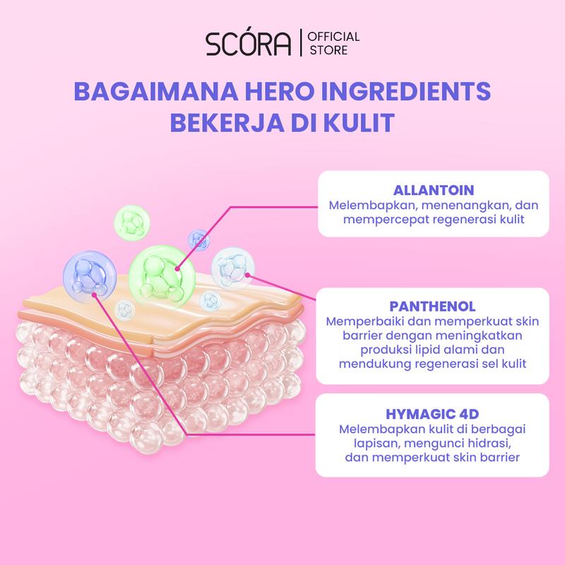 SCORA D-Panthenol gentle Low pH Cleanser Sabun Cuci Muka Sensitive Skin Friendly - 3
