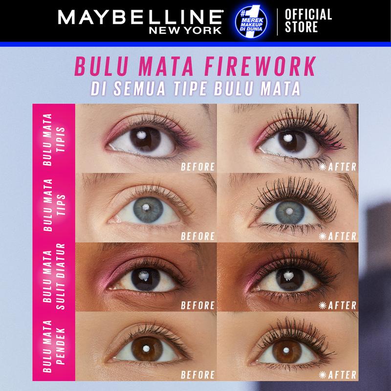 MAYBELLINE Firework Waterproof Mascara 6ml - 5