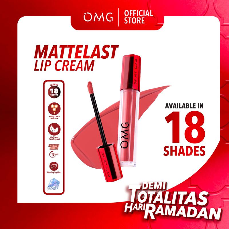 OMG OH MY GLAM Mattelast Lip Cream 2.9 g