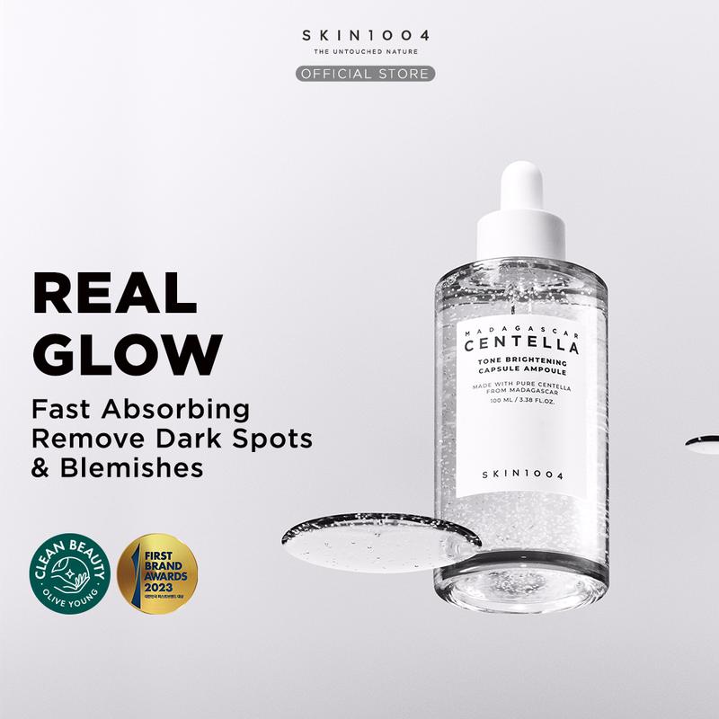 SKIN1004 Madagascar Centella Tone Brightening Capsule Ampoule 100ml Perawatan Mencerahkan Niacinamide Wajah Essence