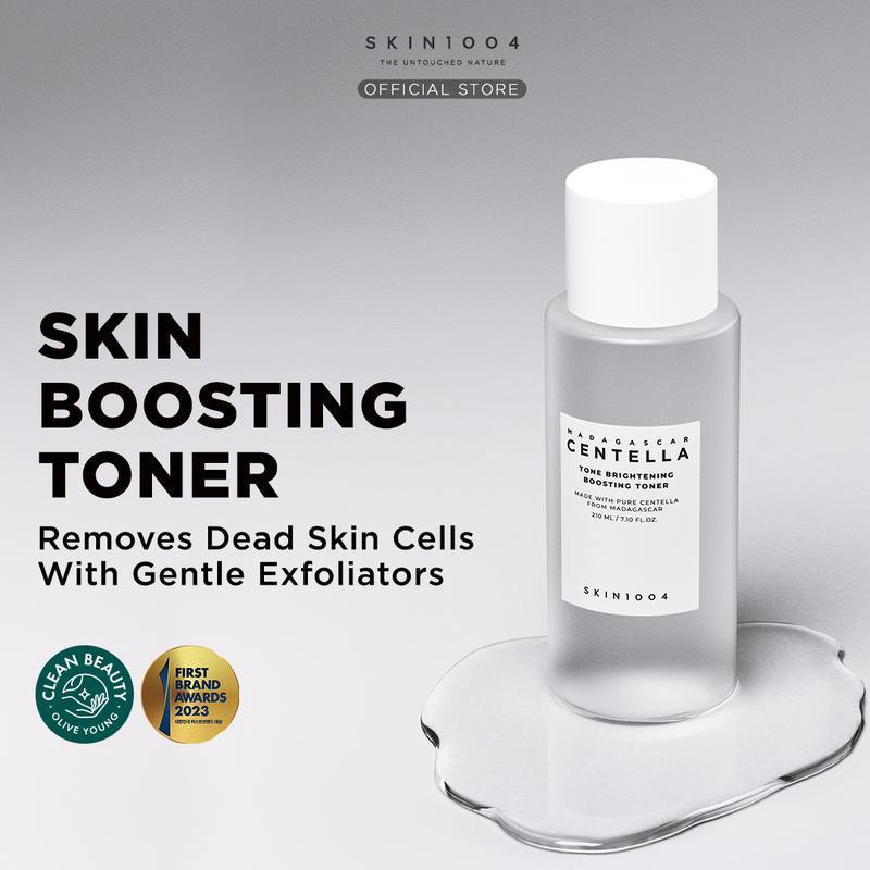 SKIN1004 Madagascar Centella Tone Brightening Boosting Toner 210ml Perawatan Mencerahkan Wajah Niacinamide Berminyak Niacinamide