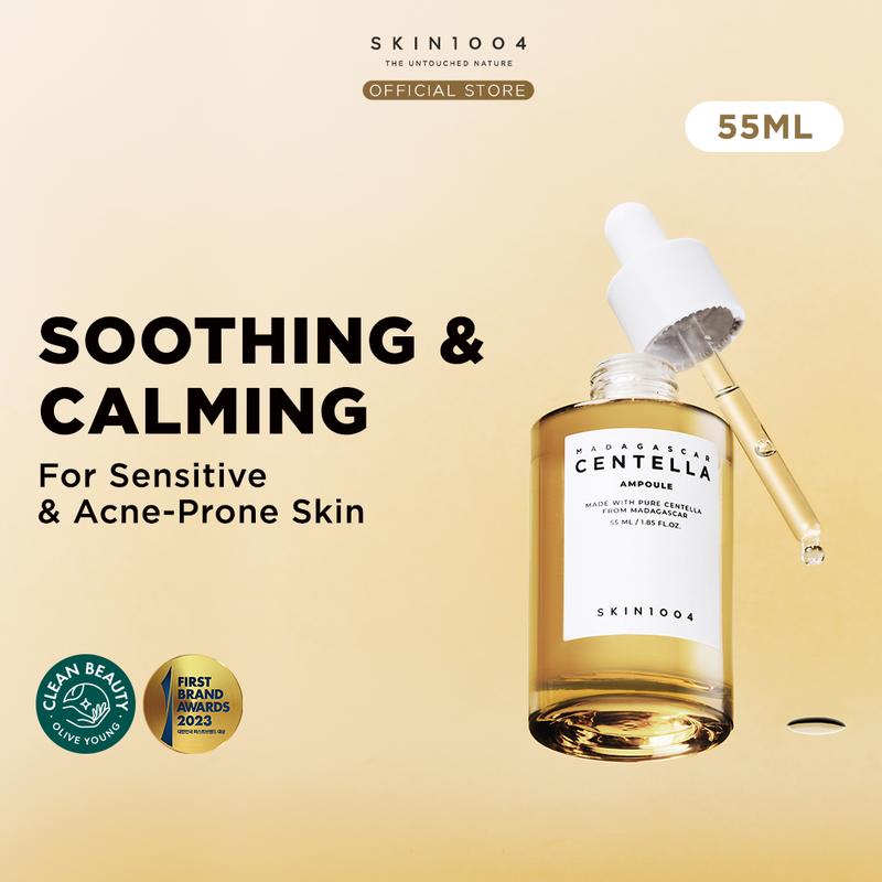 SKIN1004 Madagascar Centella Ampoule 55ml Perawatan Wajah Berjerawat Essence Berminyak Extract