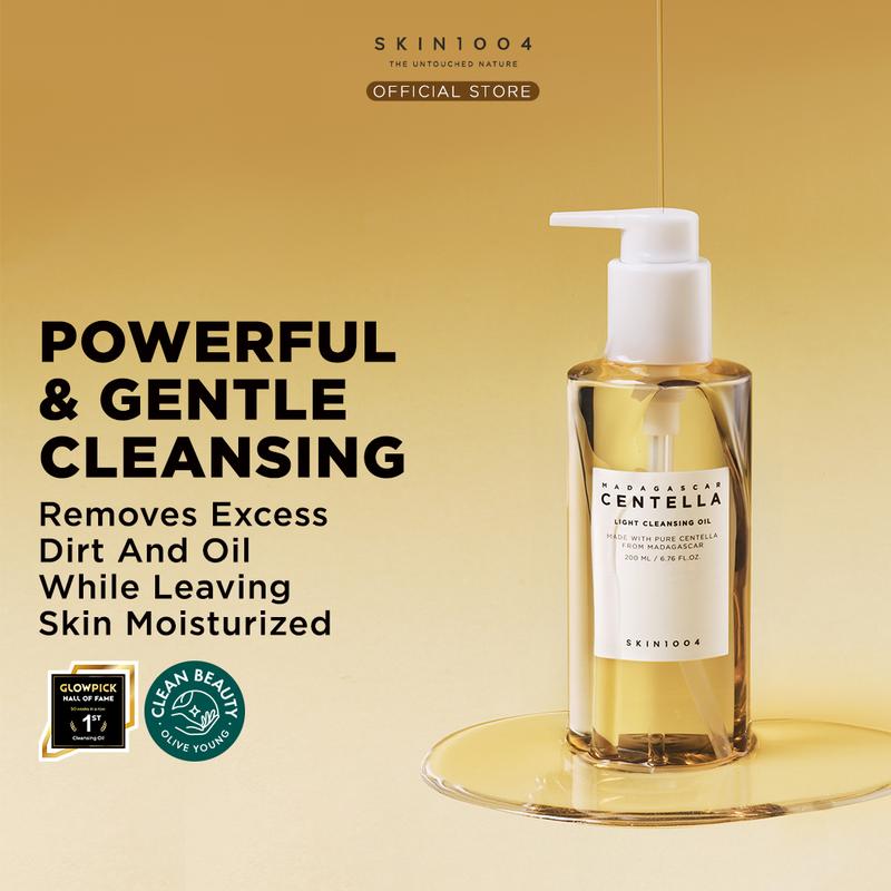 SKIN1004 Madagascar Centella Light Cleansing Oil 200ml Remover Bersihkan Kotoran Wajah