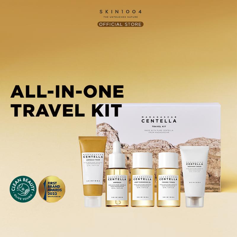 SKIN1004 Madagascar Centella Travel Kit 5 Types (box ver.) (GET FREE GIFT HADIAH TERBATAS DAN HARUS MASUK KEDALAM PESANAN ANDA)
