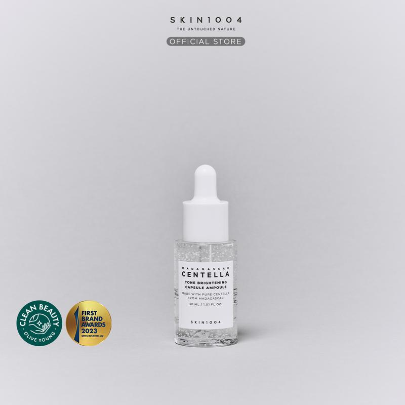 SKIN1004 Madagascar Centella Tone Brightening Capsule Ampoule 30ml Mencerahkan Niacinamide Wajah Cair Serum