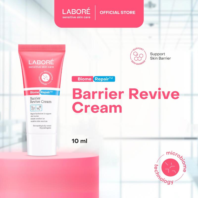 Labore BiomeRepair Barrier Revive Cream Travel Size 10ml - Moisturizer dan Pelembab Wajah Kulit Sensitif
