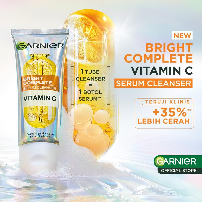 GARNIER Bright Complete Serum Cleanser 100ml