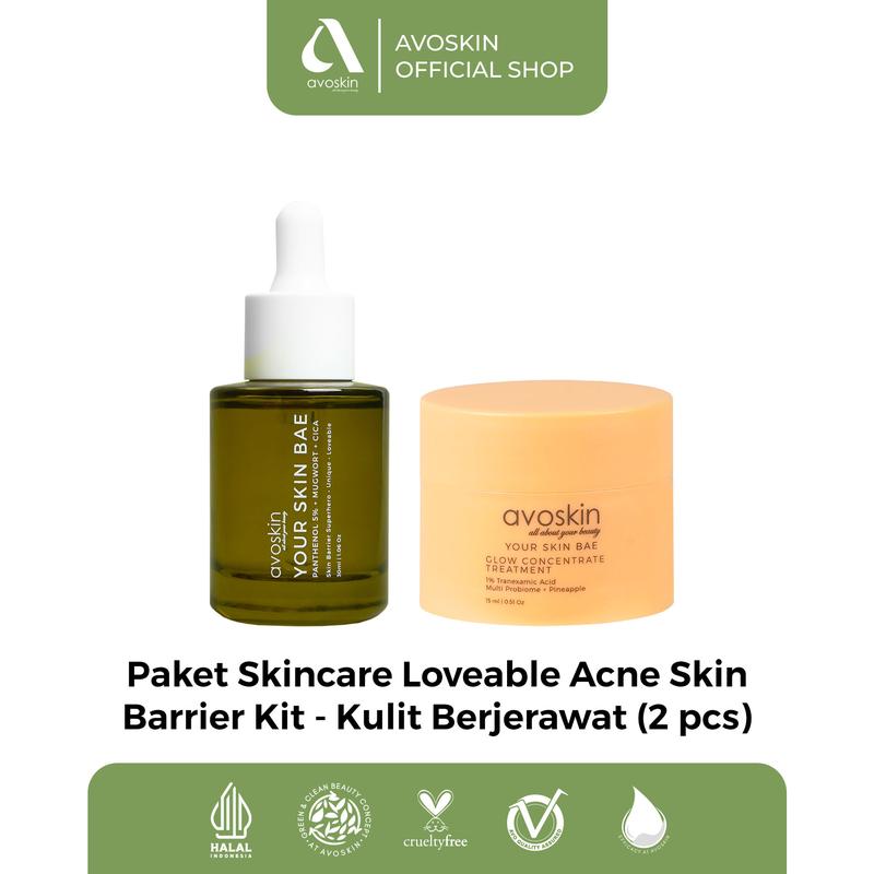 Paket Skincare-Loveable Acne Skin Barrier Kit-Kulit Berjerawat