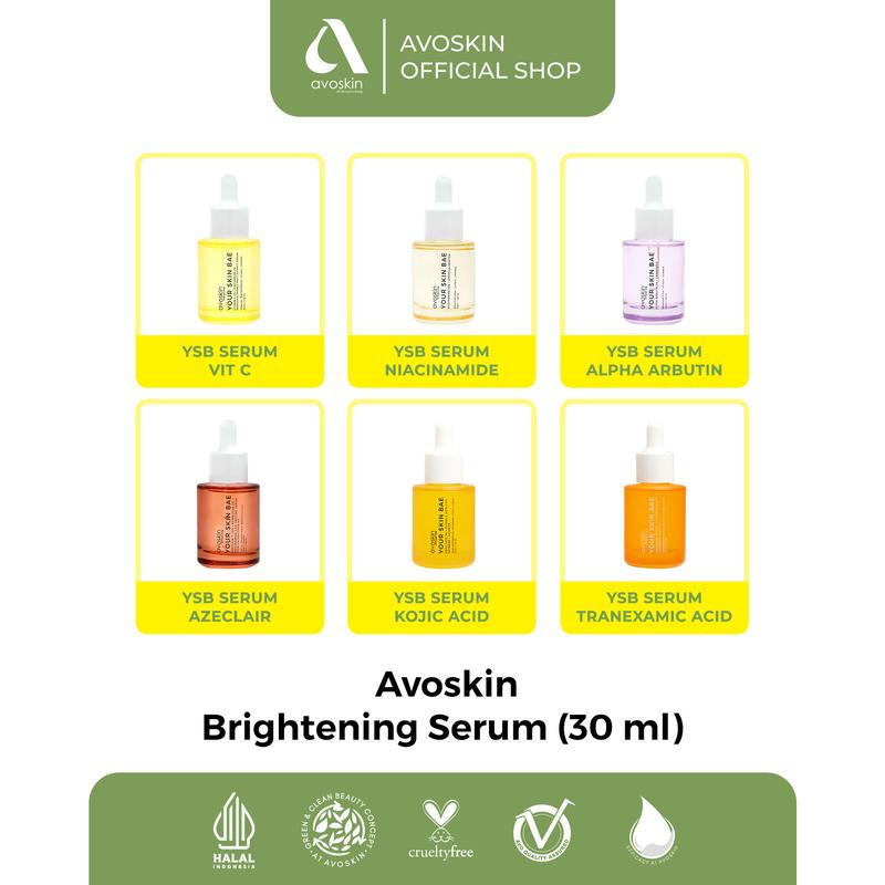 [TC] Avoskin Brightening Serum (30 ml) - Serum Your Skin Bae Mencerahkan (Product NFS by Claim) - Vitamin Wajah