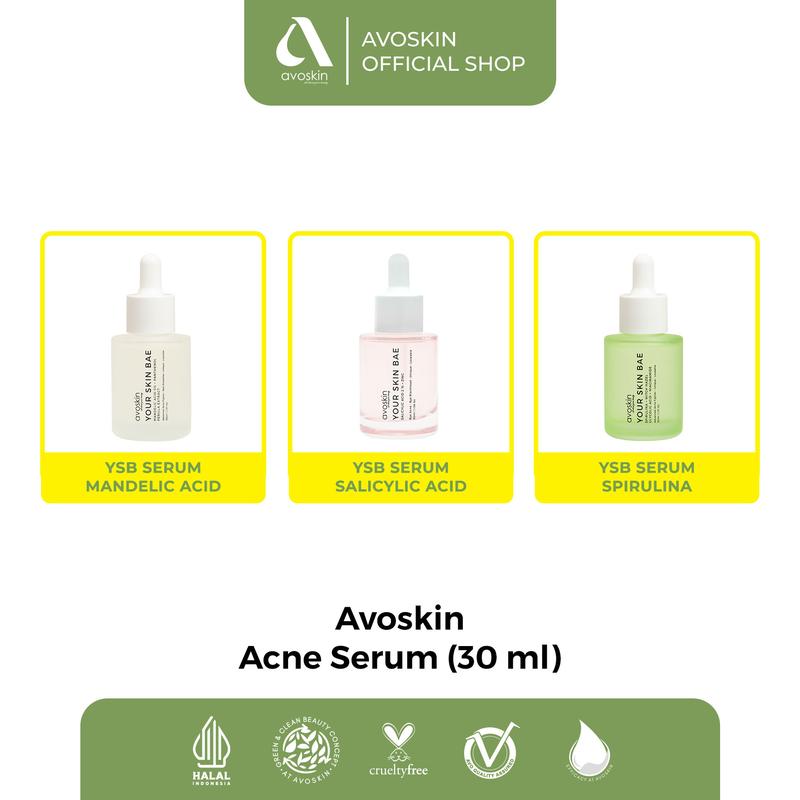 [TC] Avoskin Exfo Serum (30 ml) - Avoskin Serum Exfoliating Wajah (Product NFS by Claim)