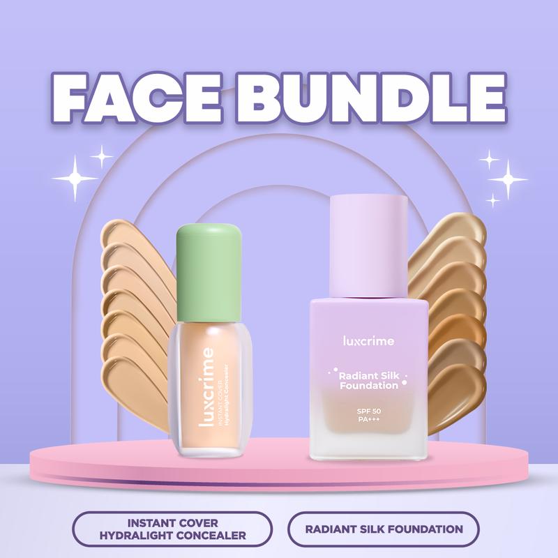 [COMPLEXION SET] Radiant Silk Foundation + Instant Cover Hydralight Concealer