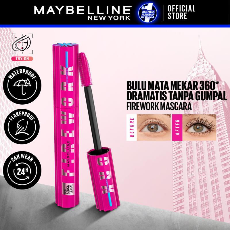 MAYBELLINE Firework Waterproof Mascara 6ml